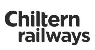 Chiltern Railways logo representing transport, rail and infrastructure marketing experience