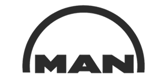 MAN logo representing commercial vehicle, engineering and industrial brand experience